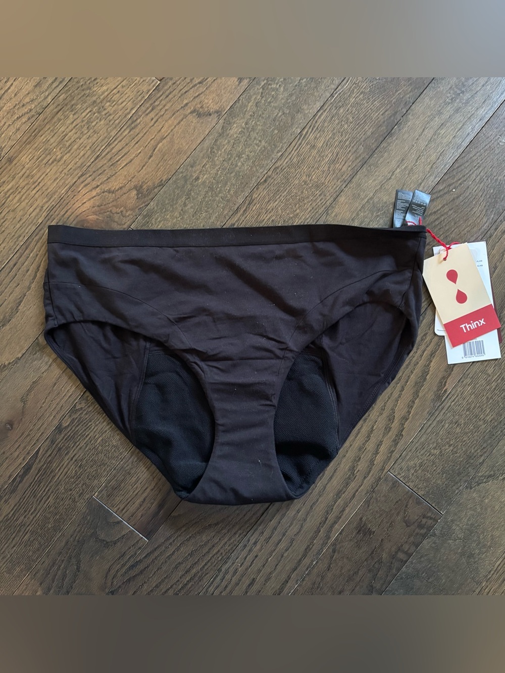 Thinx Modal Slip Brief Period Underwear Black Size 2X NWT